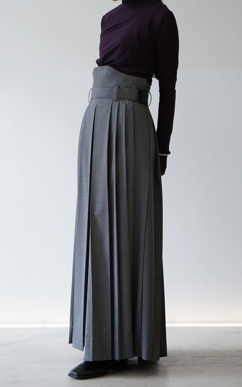 Hak Pleats Pants / grey