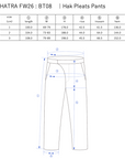 Hak Pleats Pants / black