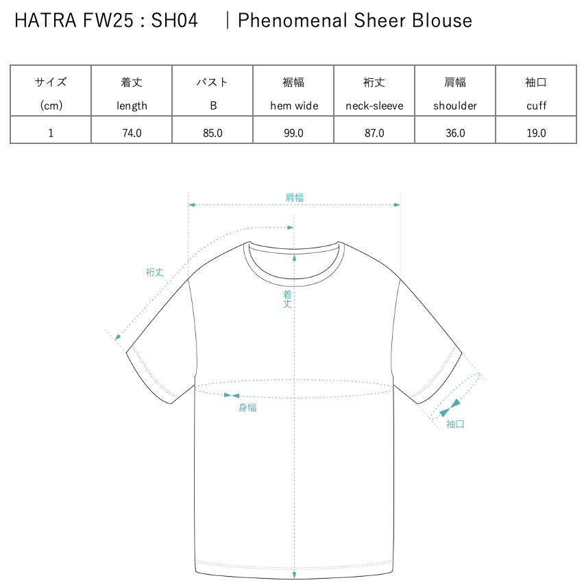 Phenomenal Sheer Blouse / halo-II