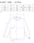 Hi-Phos / clear - Size chart
