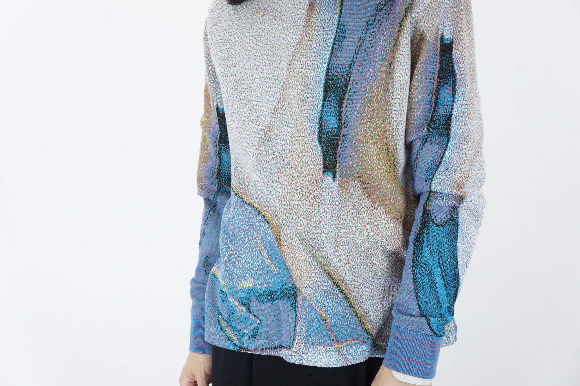 Syn Feather Sweater / SWALLOW