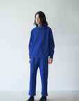 Alpha Knit Pants / blue