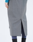 Organ Pencil Skirt / grey