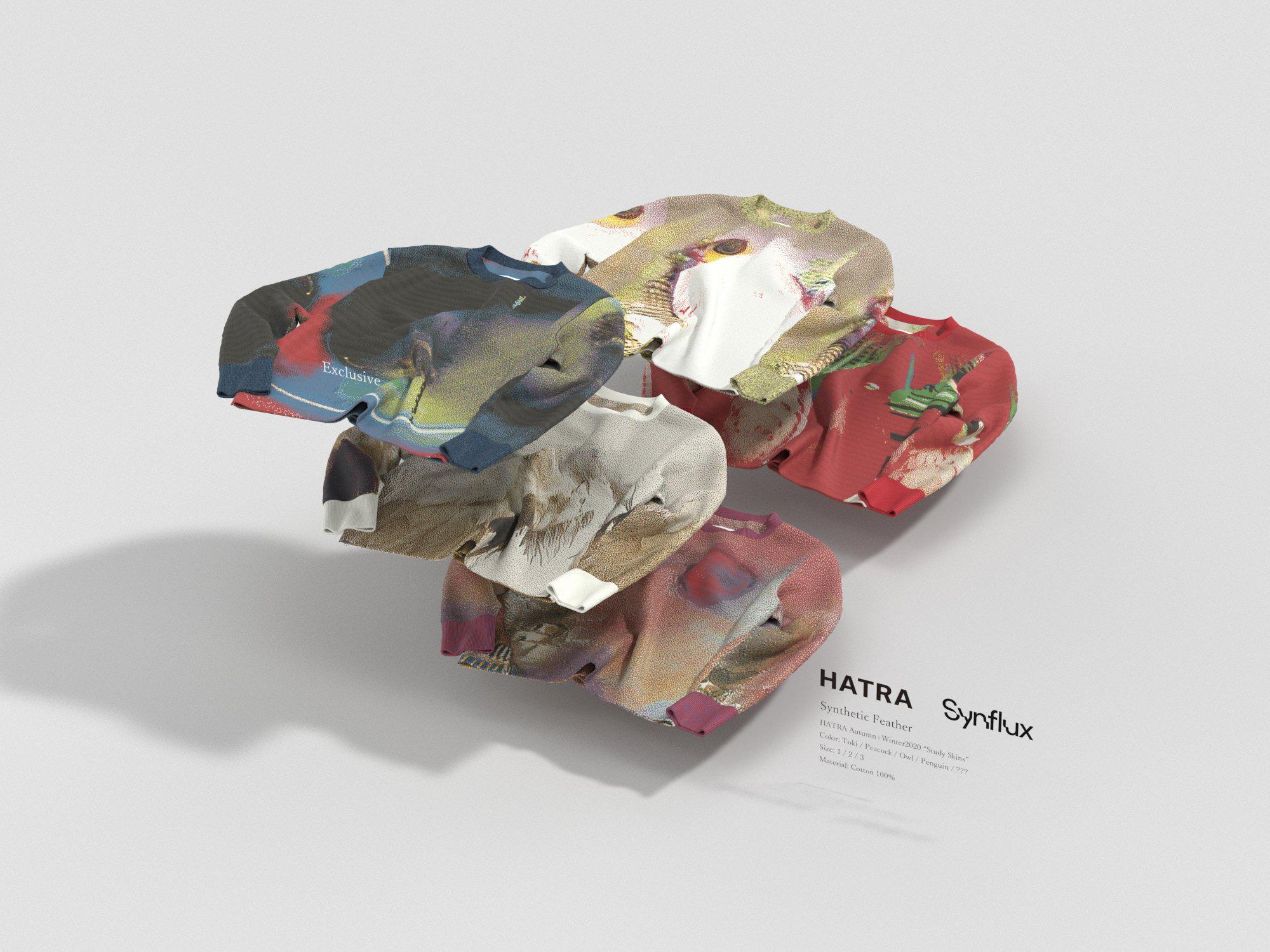 Syn Feather Sweater / Pigeon