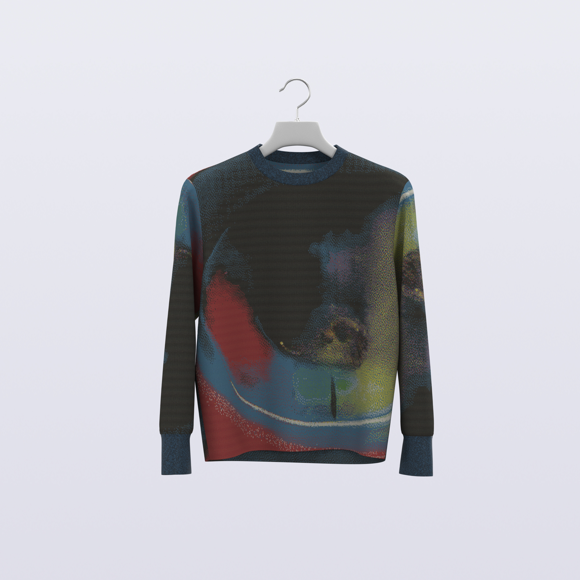 Syn Feather Sweater / Pigeon