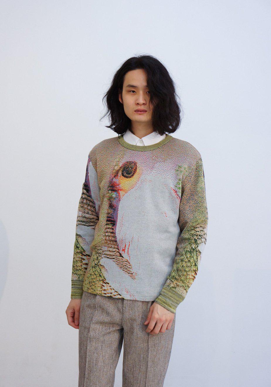 Syn Feather Sweater / Owl