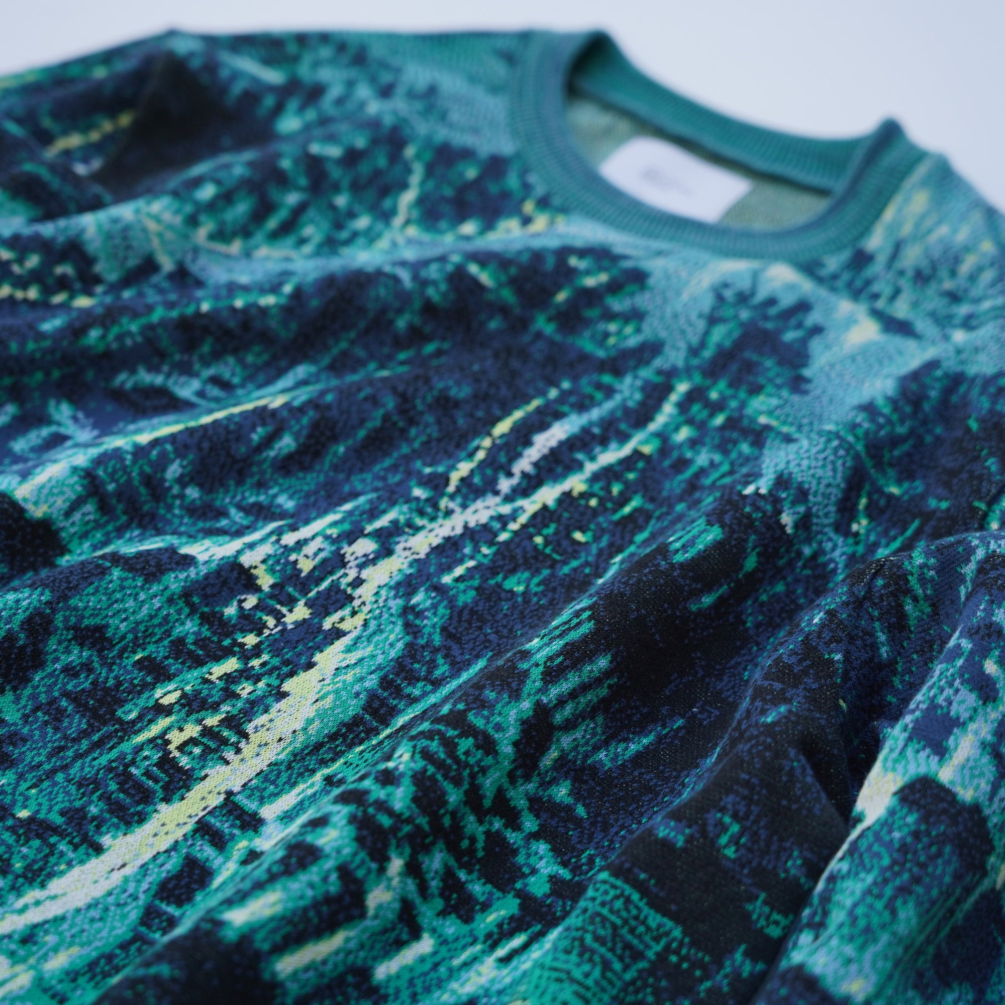 Net Jacquard Sweater
