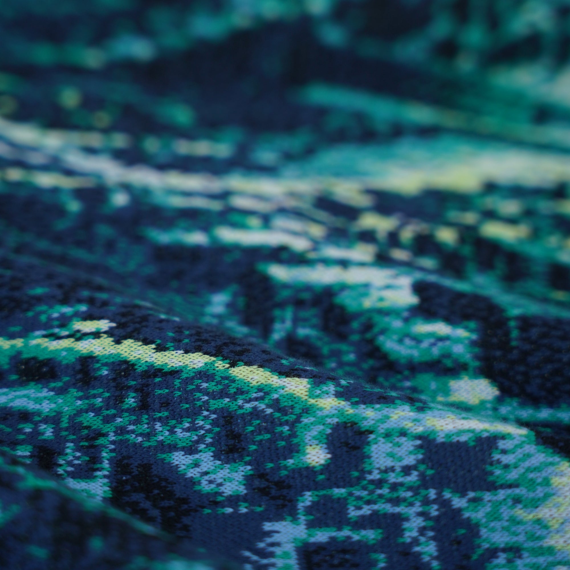 Net Jacquard Sweater