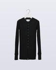 Pearl Dot Cardigan / black