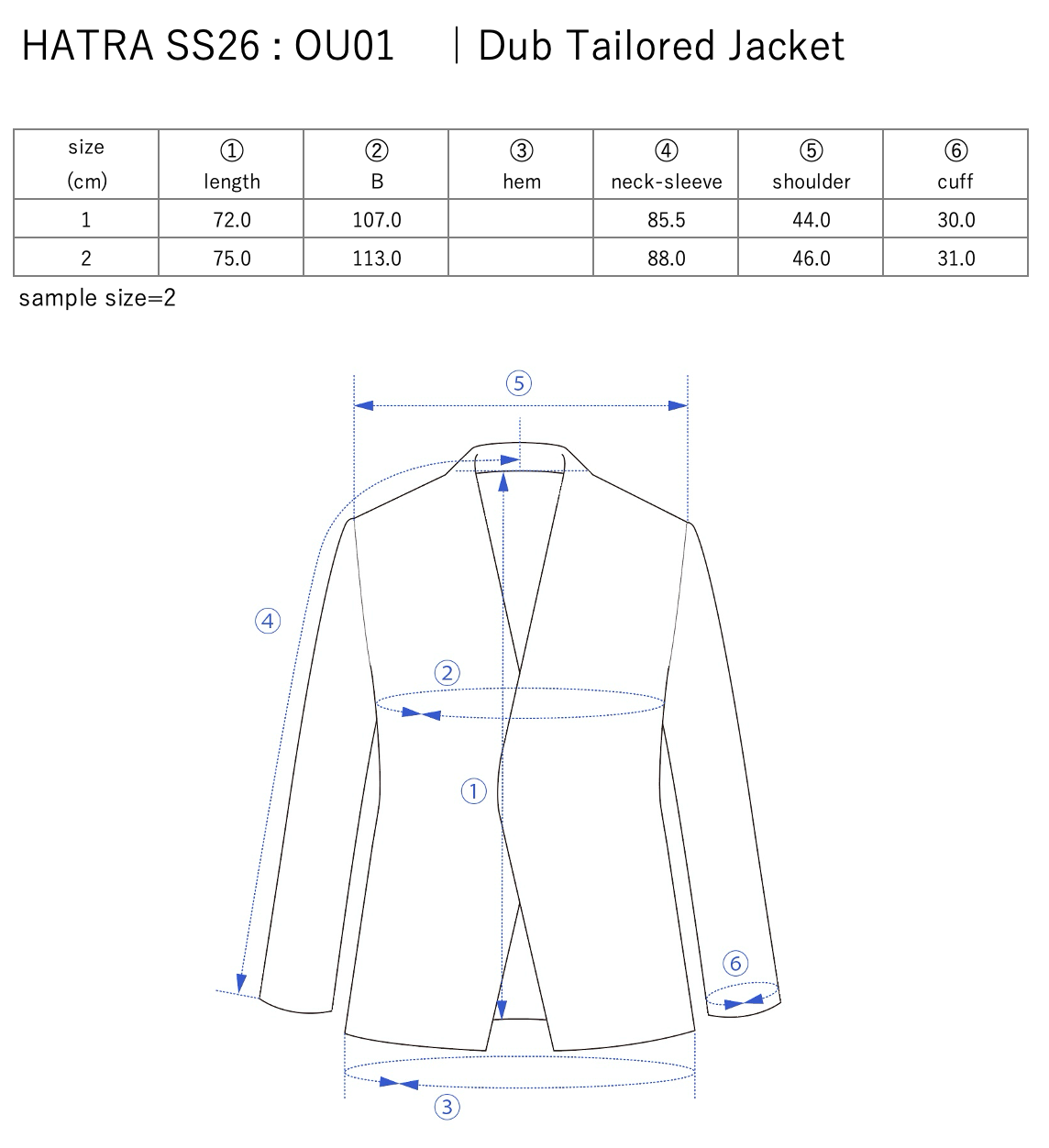 Dub Tailored Jacket / grey