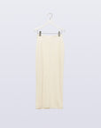 Lunar Velour Skirt / ecru