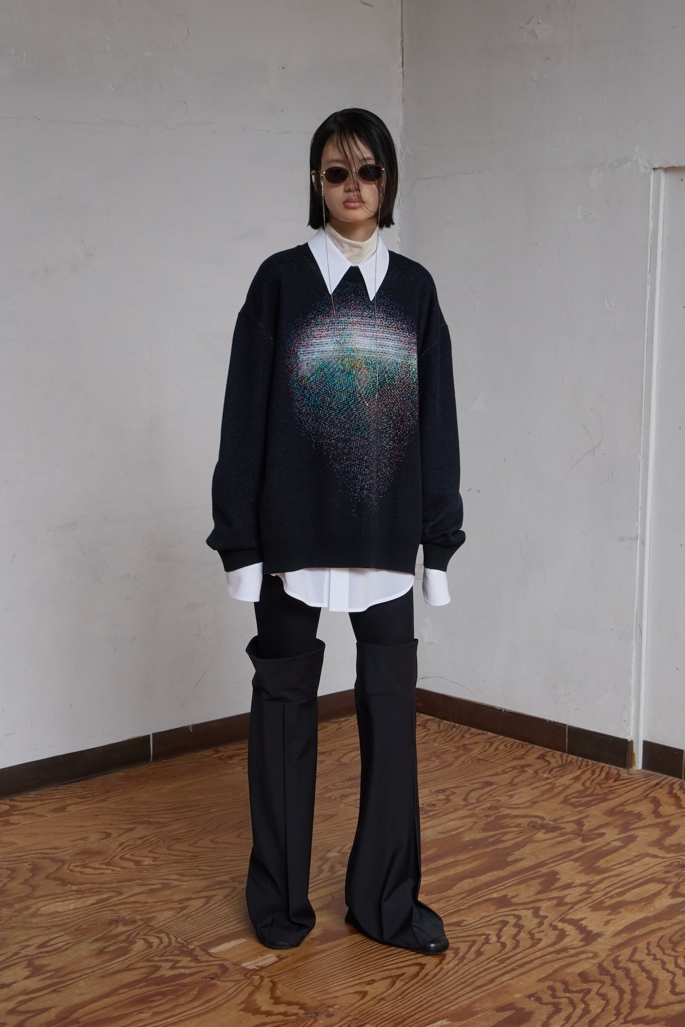 Photon Knit Sweater / black