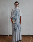 Sphere Sheer Robe / white