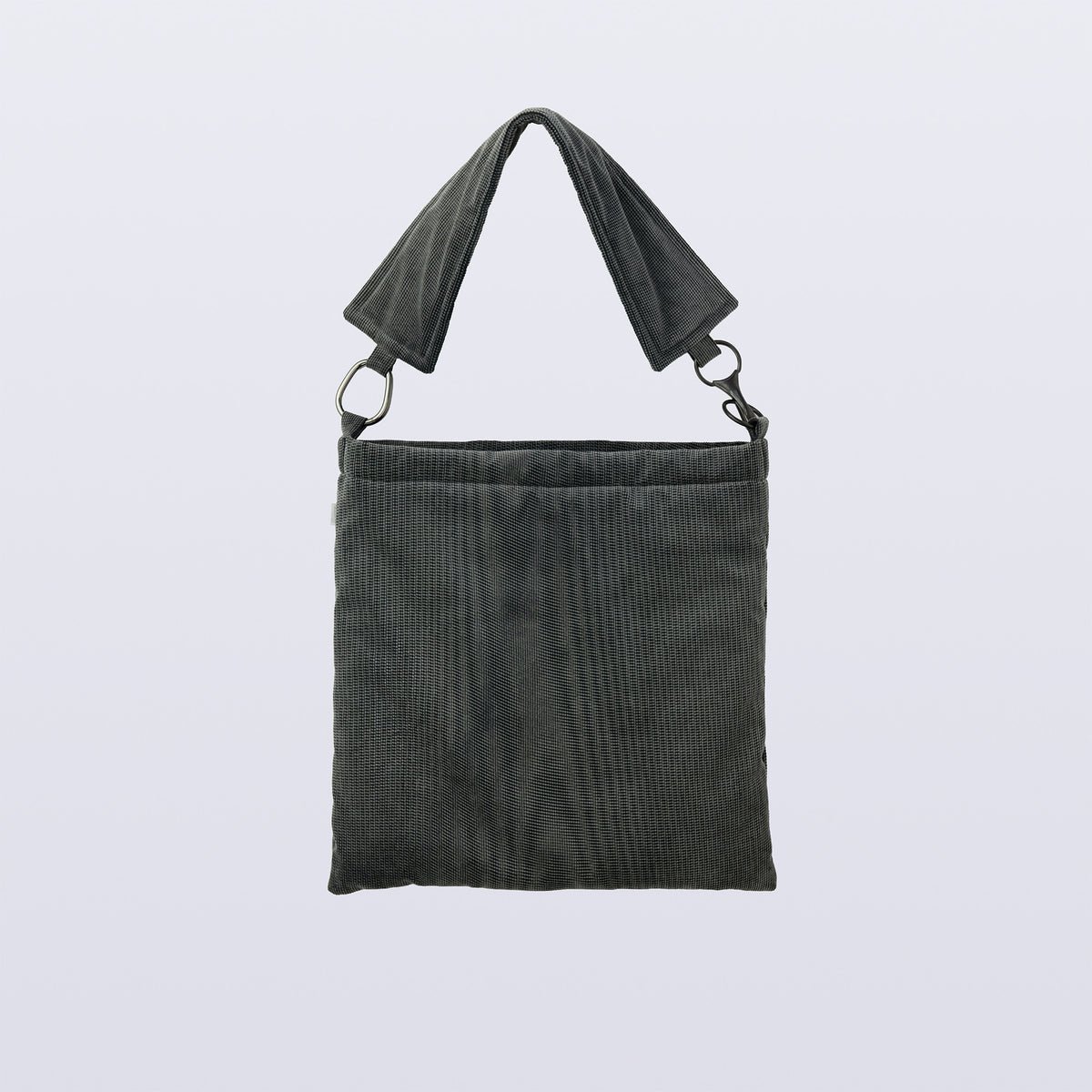 Mirage Corduroy Tote / steal-grey