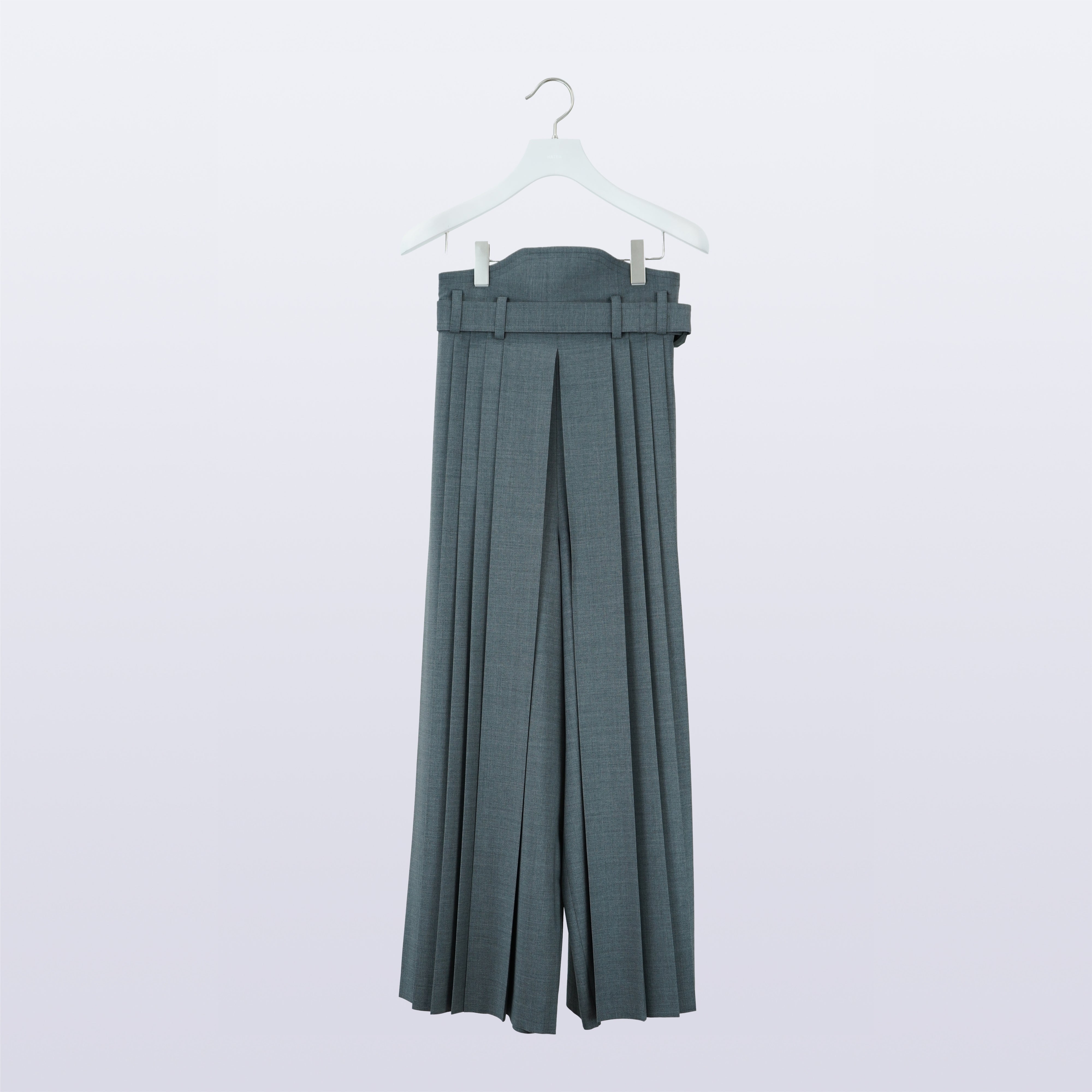 Hak Pleats Pants / grey – HATRA OFFICIAL