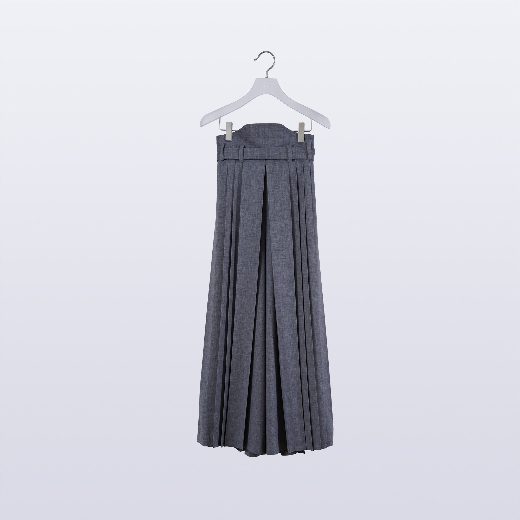 HATRA Hak Pleats Pants 22AW ハカマプリーツパンツ HATRA - 【24SS】Hak Pleats Pants [grey] - ハカマプリーツ