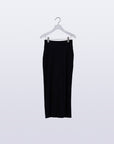 Lunar Velour Skirt / black