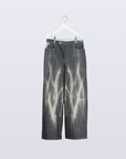 Kiriko Bleach Denim / black