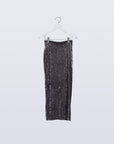 Lunar Velour Skirt / grey