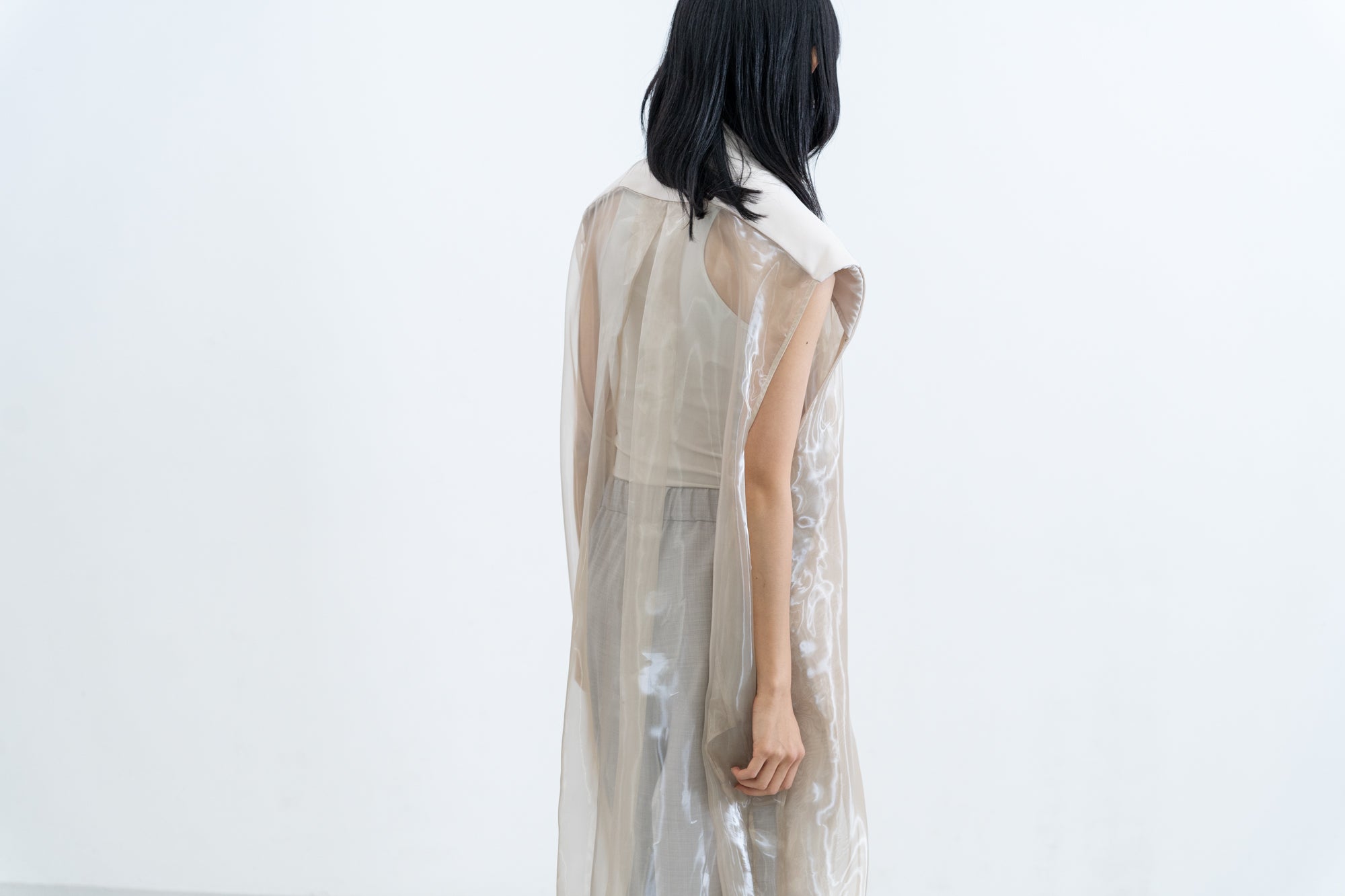 Tao Sheer Gown / beige