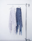 Lattice Skyfish Robe / white