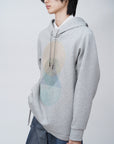 Echo Embroidery Hoodie / grey