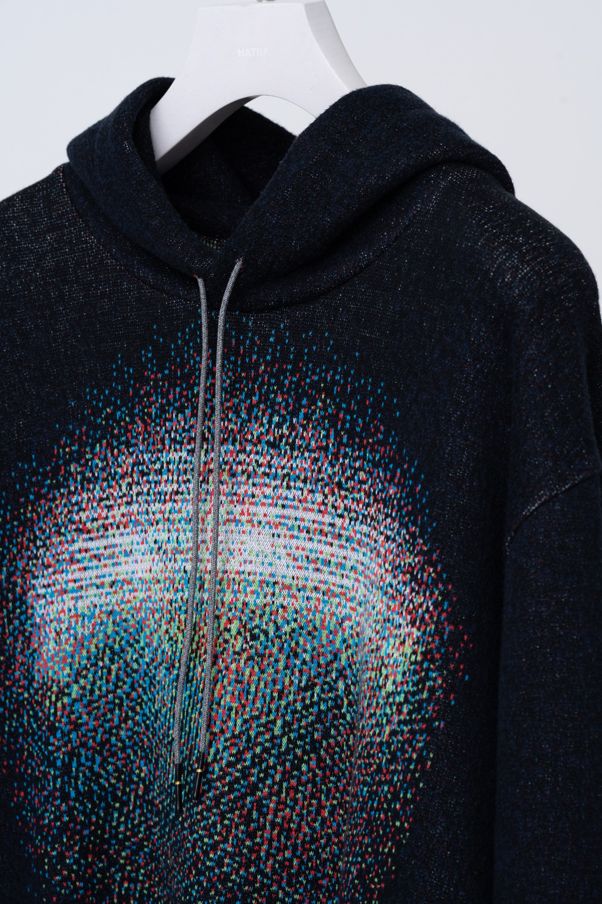 Photon Knit Hoodie / black