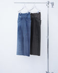 Mirage Bleach Skirt / navy