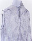 Phenomenal Sheer Blouse / fog grey