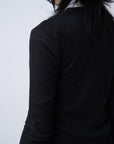 Pearl Dot Cardigan / black