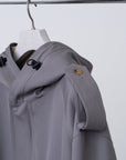 Disk Over Coat / charcoal
