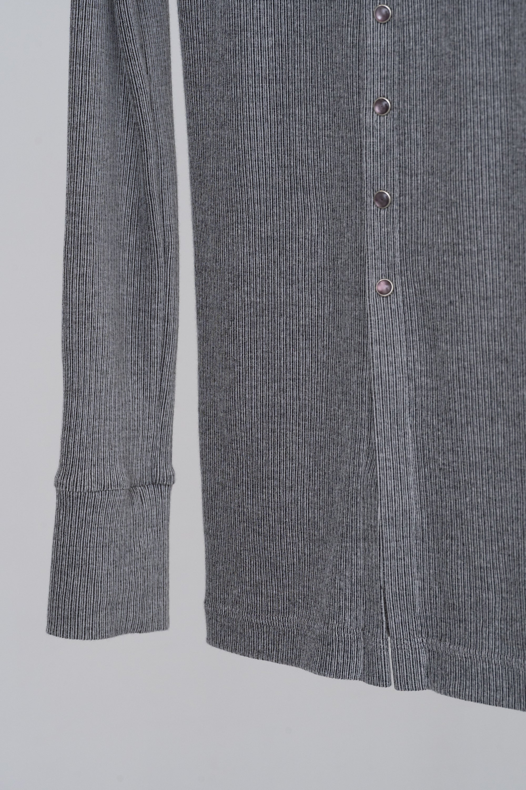 Pearl Dot Cardigan / grey