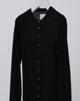Pearl Dot Cardigan / black