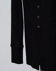 Pearl Dot Cardigan / black