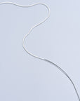 Parabola Glass Chain / silver