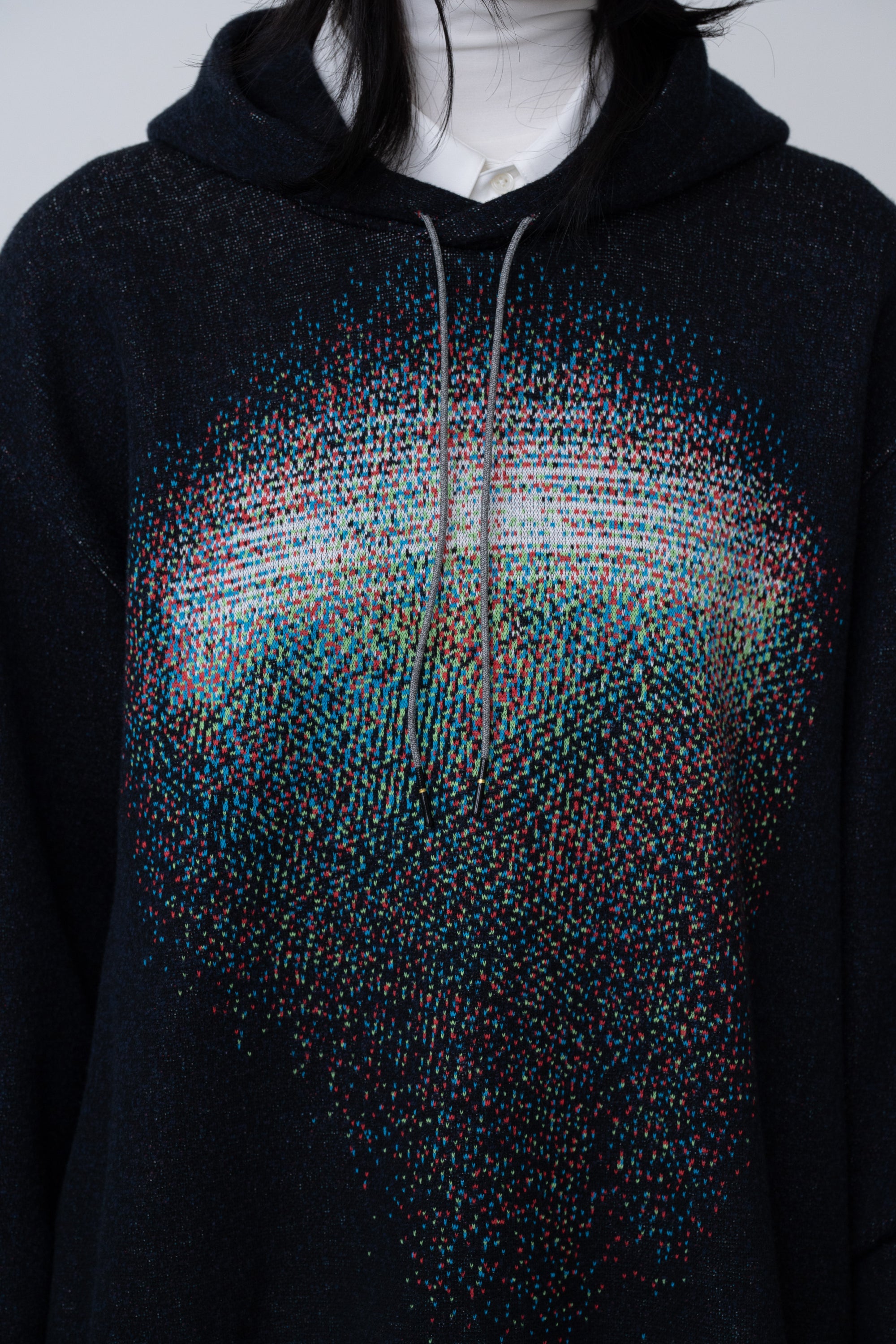 Photon Knit Hoodie / black