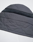 Cell Quilt Hat / charcoal