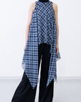 Lattice Skyfish Robe / charcoal