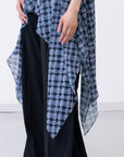 Lattice Skyfish Robe / charcoal