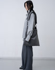 Mirage Corduroy Tote / steal-grey