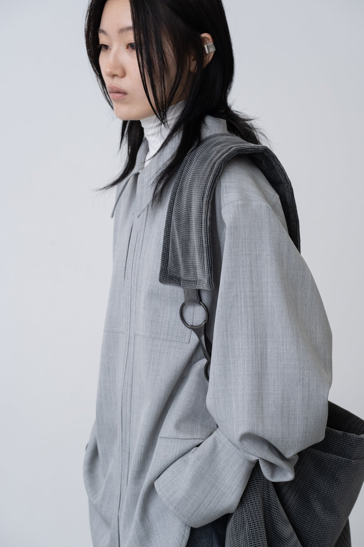 Mirage Corduroy Tote / steal-grey