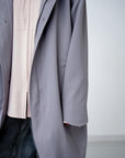 Disk Over Coat / charcoal