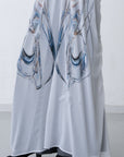 Sphere Sheer Robe / white