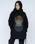 Echo Embroidery Hoodie / black