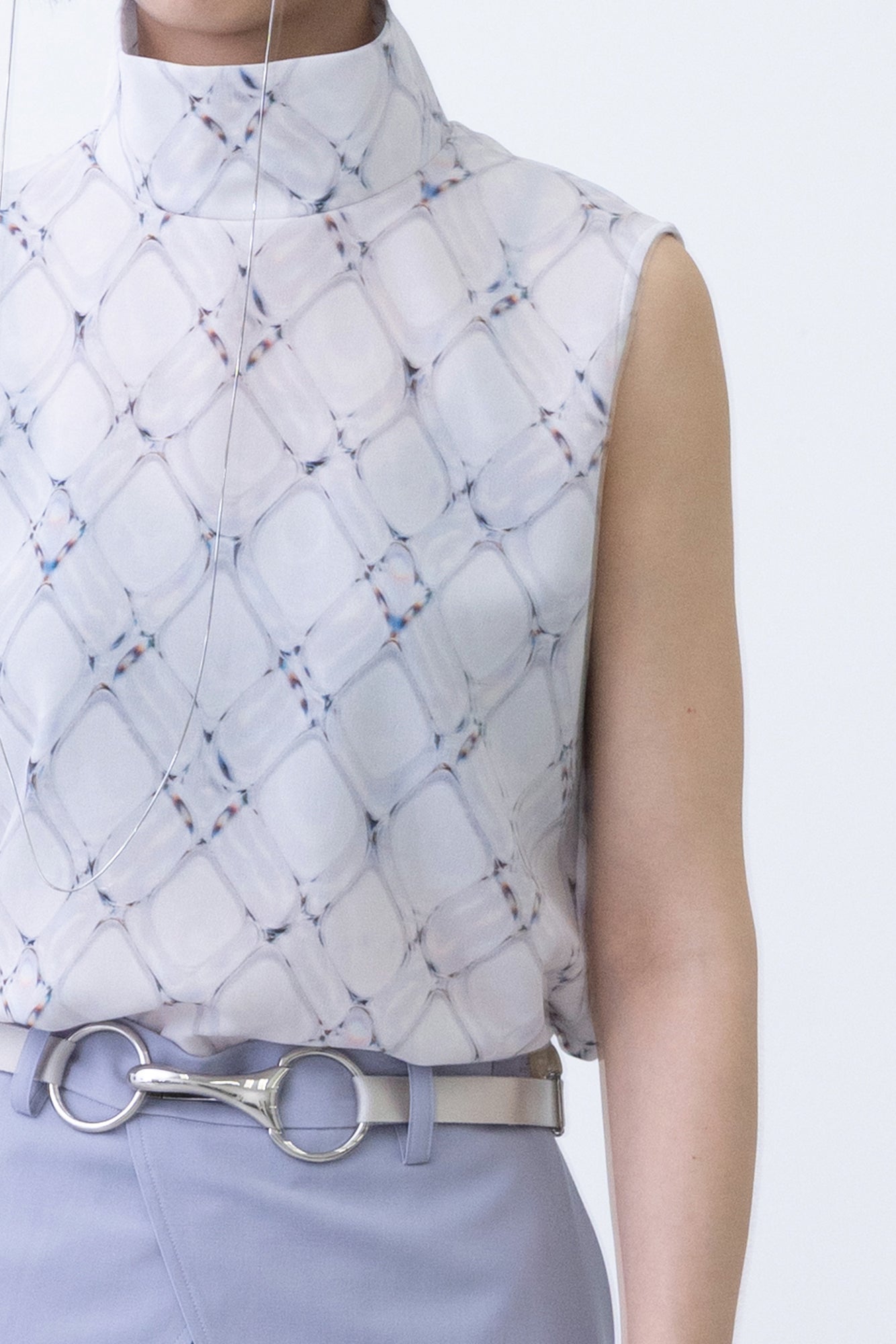 [PRE] Lattice Blouse / white