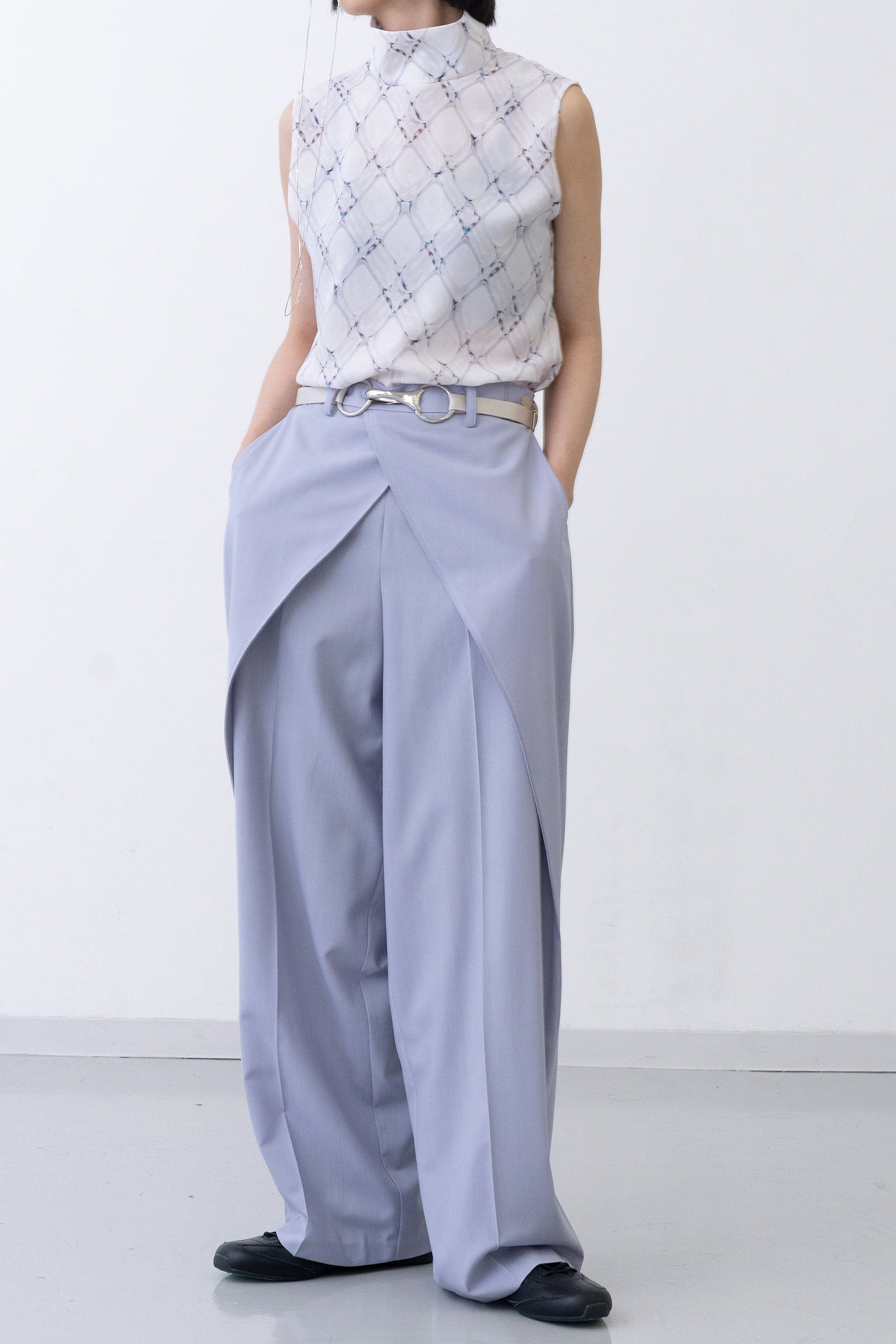 Lattice Blouse / white