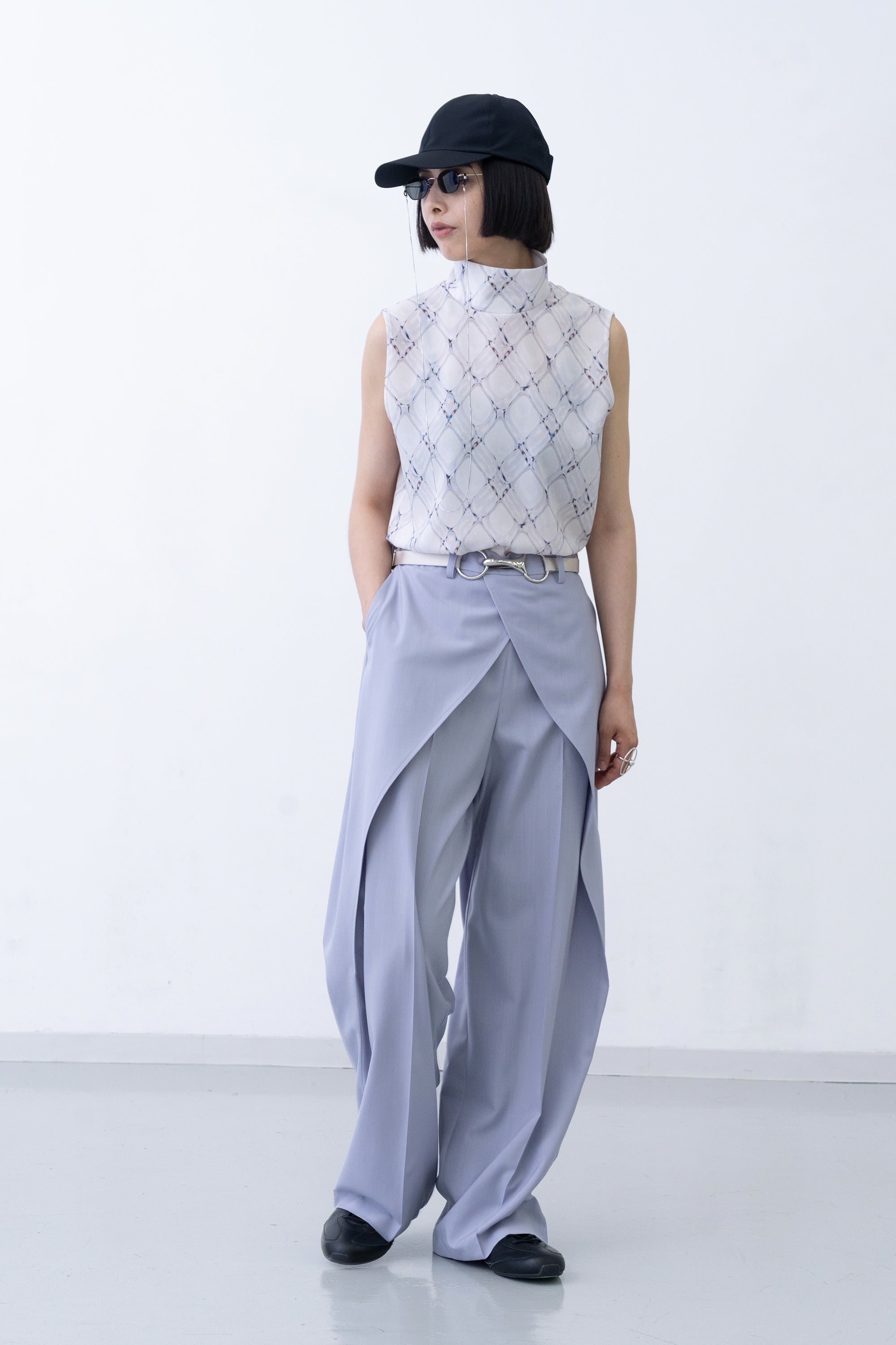 [PRE] Lattice Blouse / white