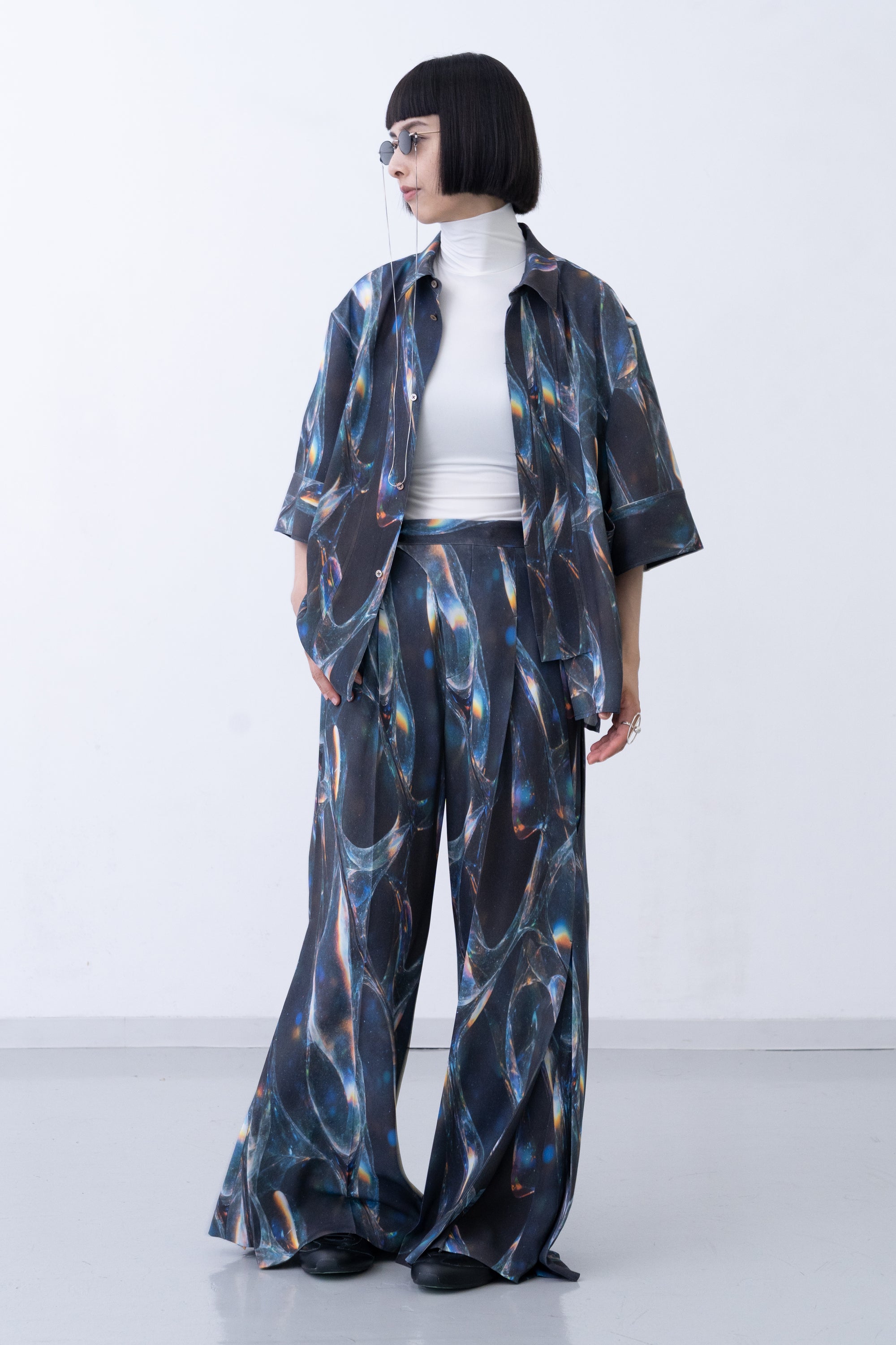[PRE] Layhak Trousers Oyster / deep