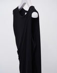 Equil Drape Robe / black