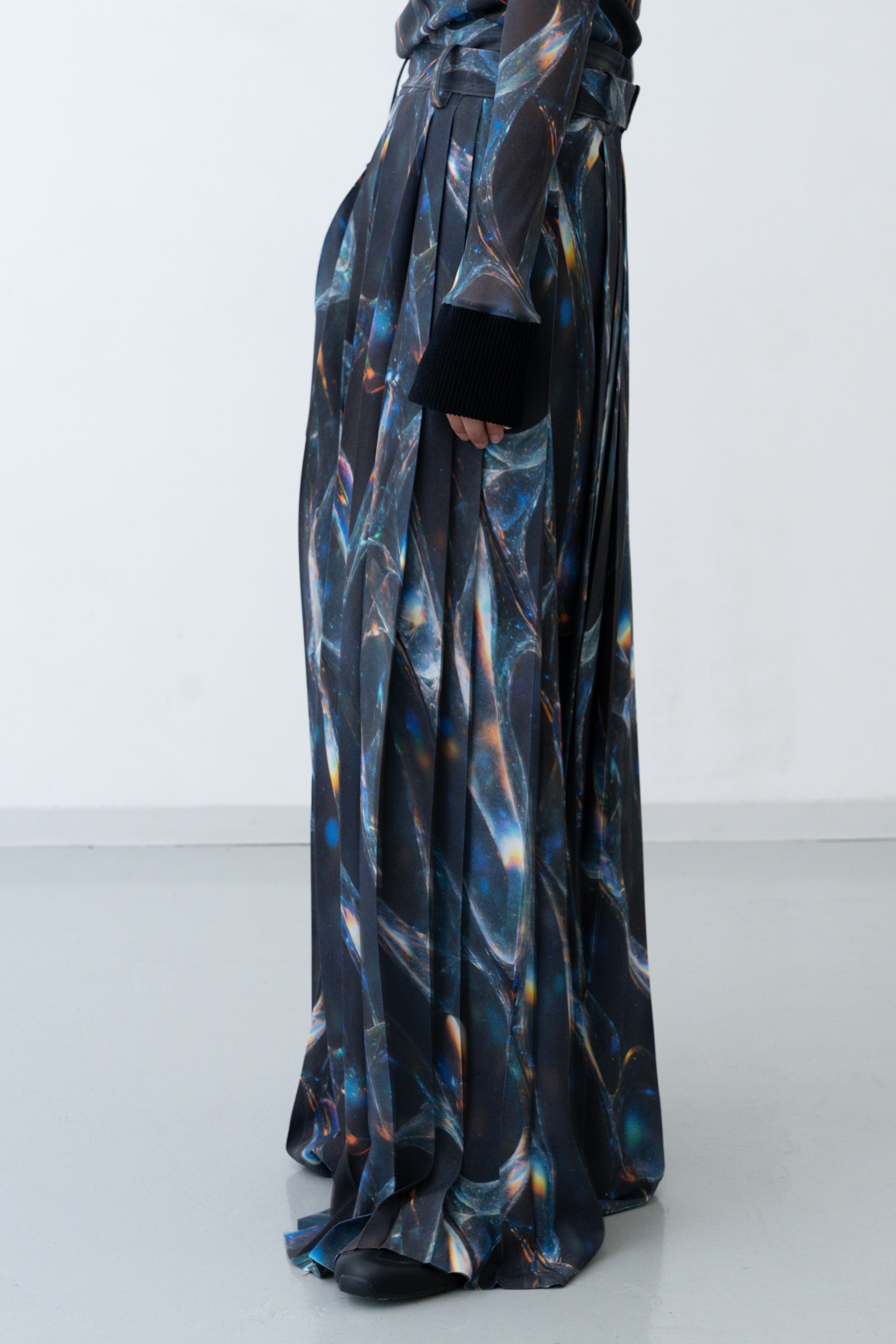 Hak Pleats Pants Oyster / deep